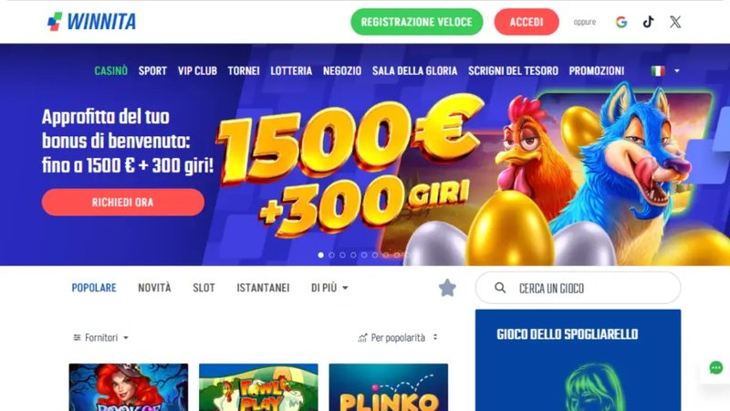 Migliore winnita casino recensioni a Italy